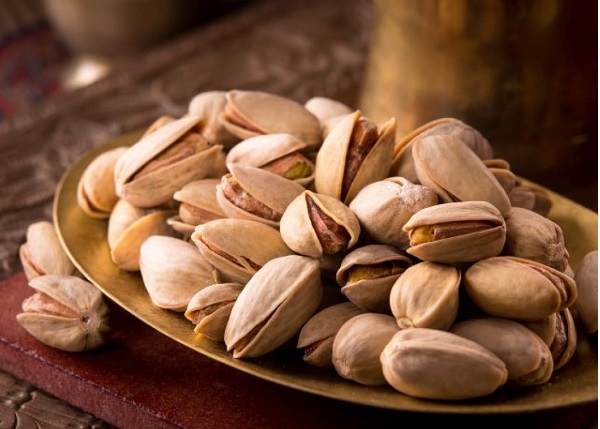 What types of pistachios are exported to Iraq?