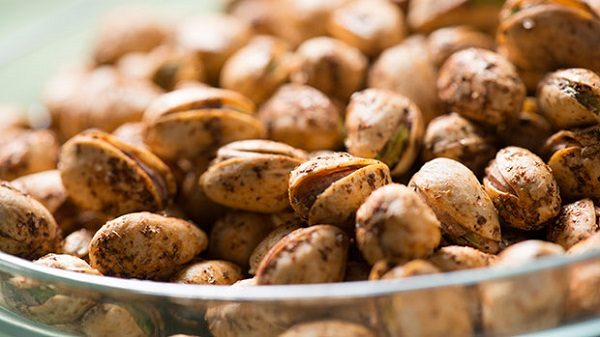 Vegetable-flavored pistachios: