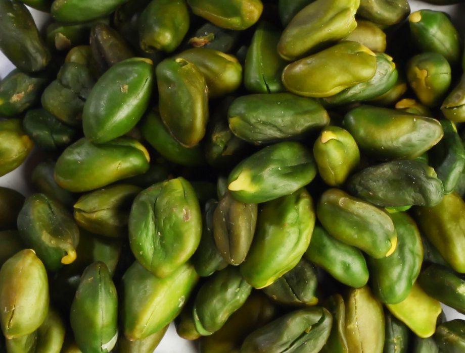 The price of green peeled pistachio kernels in Jordan