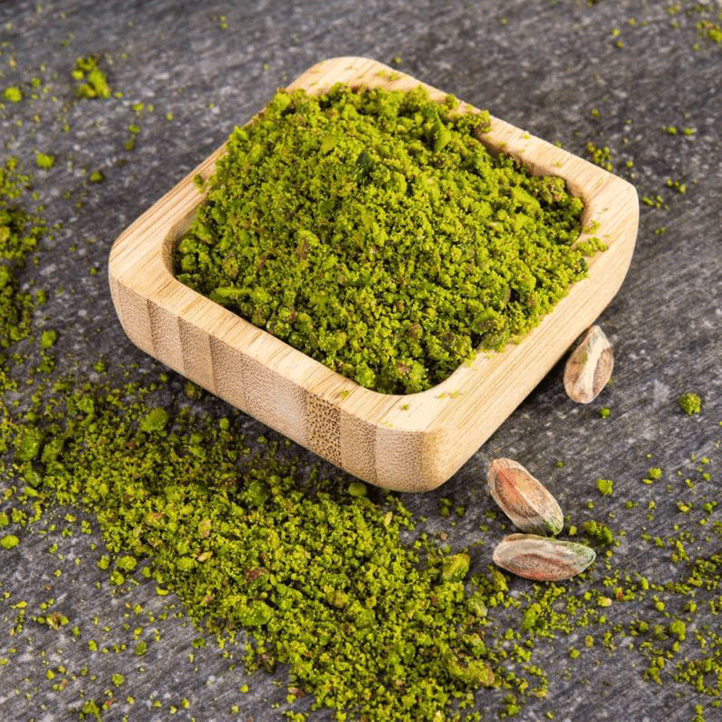 How to produce Nutex green pistachio powder